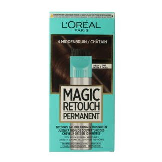 Magic Retouch Coloration permanente Magic Retouch n° 4 châtain moyen 1 pièce