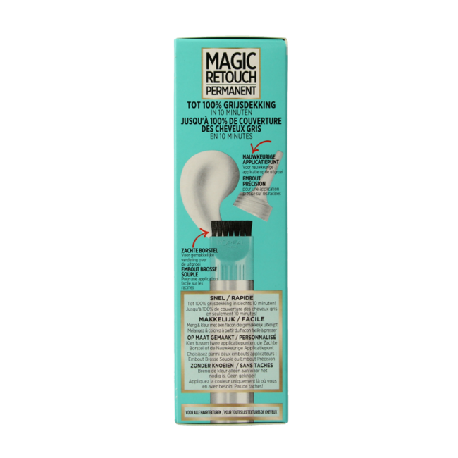 Magic Retouch Permanente haarkleuring n.º 4 castaño medio 1 unidad