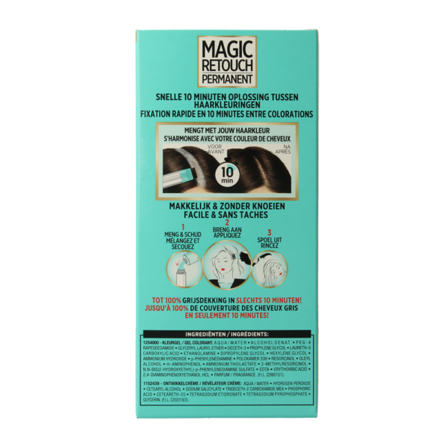 Magic Retouch Coloration capillaire permanente n° 3 brun foncé 1 pièce