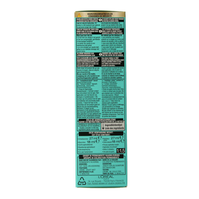 Trwała farba do retuszu odrostów L'Oréal Paris Magic Retouch nr 3 Ciemny Brąz 1 szt.