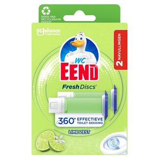 WC Eend WC Eend Fresh Disk Nachfüller Duo Lime Zest 72 Milliliter