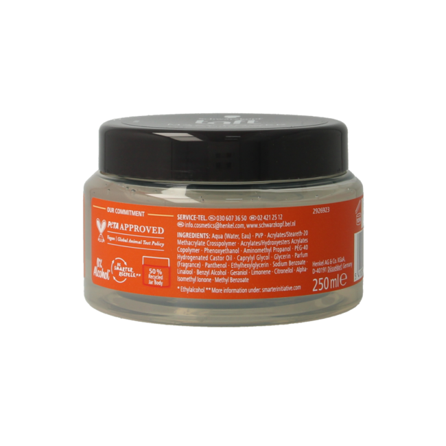 Taft Maxx Power Gel Pot 250ml