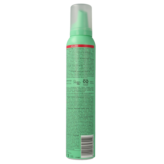 Mega strong volume mousse 200 Millilitres