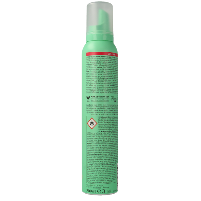 Mega strong volume mousse 200 Millilitres