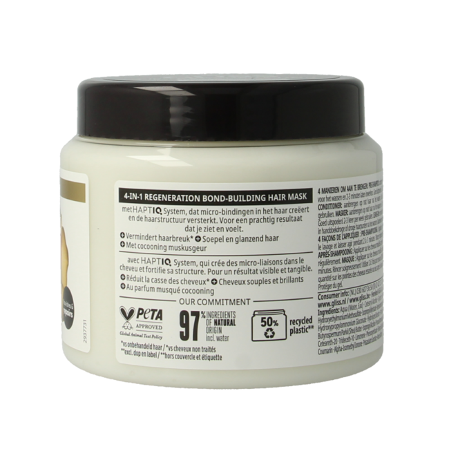 Mascarilla Gliss Kur Total Repair 400 mililitros