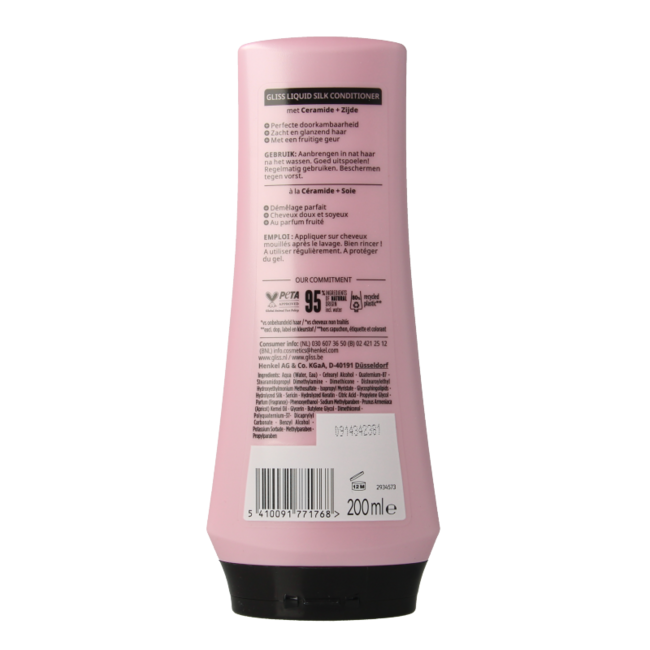 Gliss Kur Conditioner liquid silk 200 Milliliter