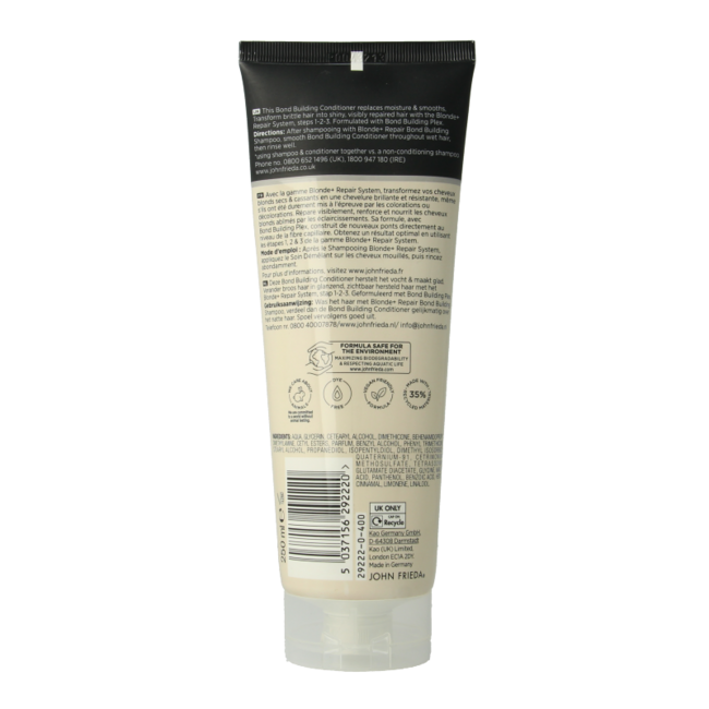 John Frieda Blonde + Repair Bond Conditioner 250 ml