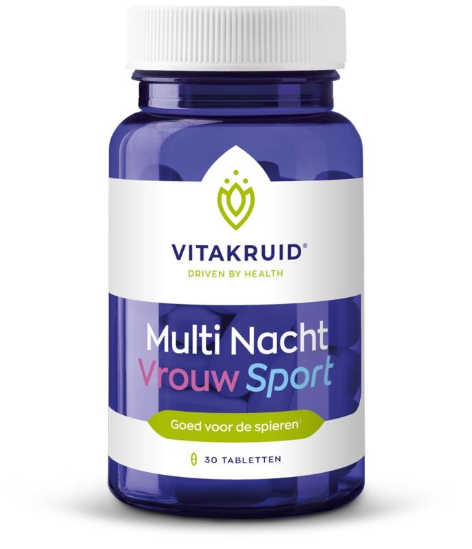 Vitakruid Multi Notte Donna Sport - Integratore Vegano Recupero