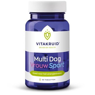 Vitakruid Multi Tag Frau Sport 100 % Vegan 30 Tabletten