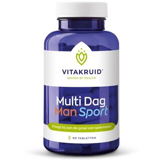 Vitakruid Multi Day Man Sport 100% Vegan 90 Tablets