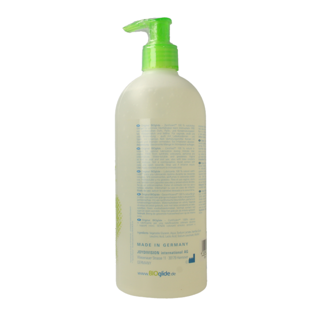 Bioglide Lubricante vegano neutro 500 mililitros