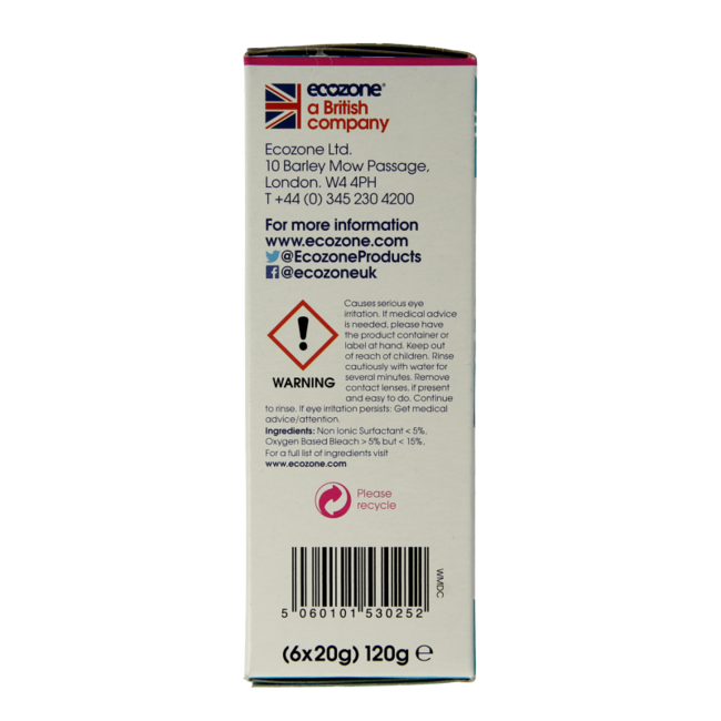EcoZone Descalcificador para lavadoras y lavavajillas 6 unidades