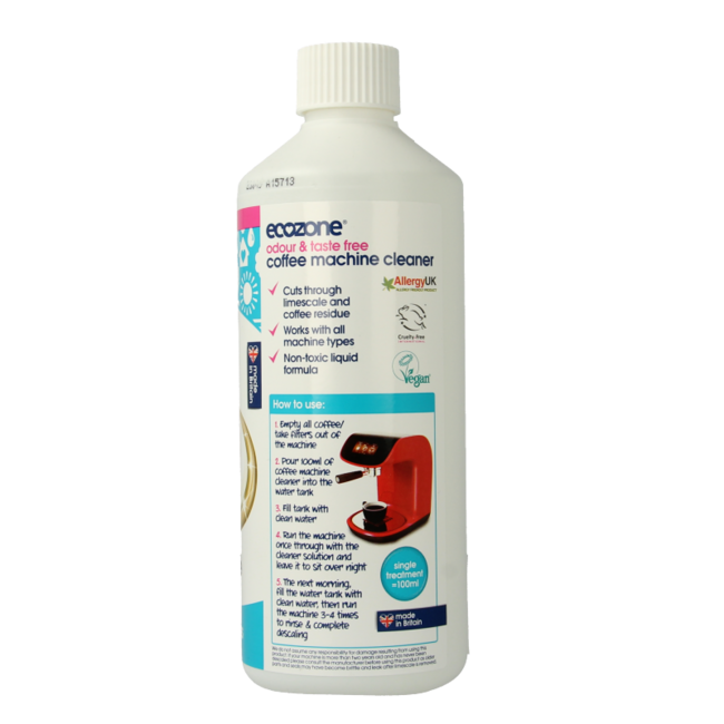 EcoZone Coffee Machine Cleaner 500 Millilitres