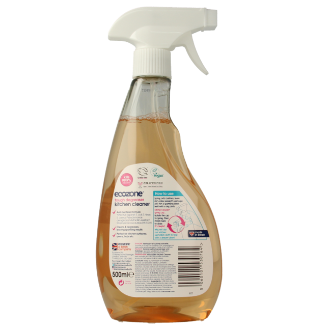 EcoZone Środek do czyszczenia kuchni 3-w-1 500 Mililitrów