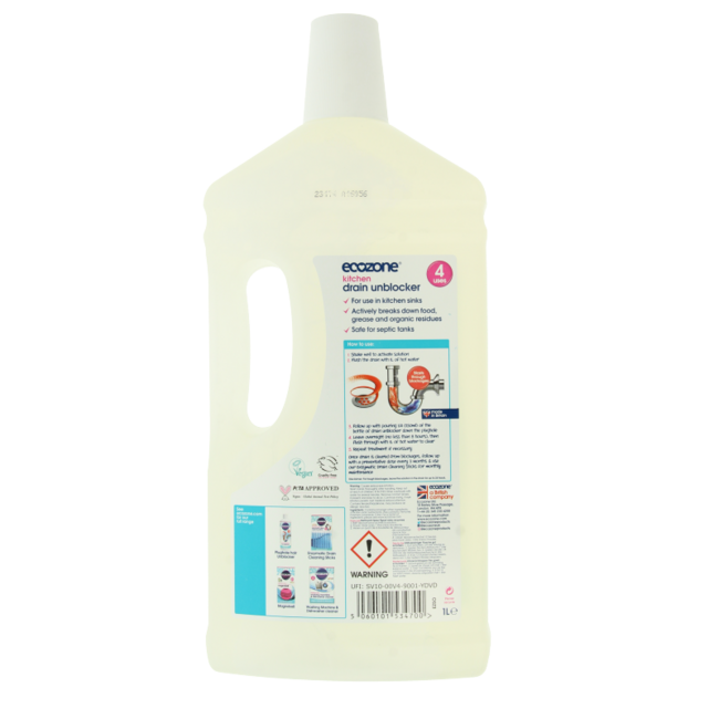 EcoZone Disgorgante Liquido per Scarichi 1 Litro