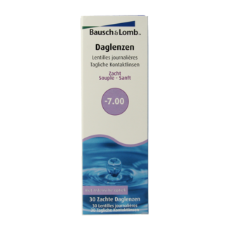 Bausch & Lomb Bausch & Lomb Tageslinsen -7.00 30 Stück