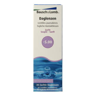 Bausch & Lomb Bausch & Lomb Lentillas Diarias -5,00 30 Unidades