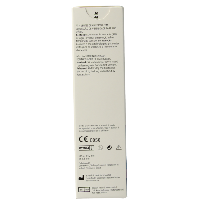 Bausch & Lomb Daily Disposable Lenses -5.00 30 Pack