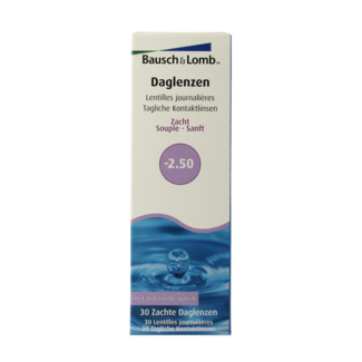 OTC Medical OTC Medical Lentes de contacto diarias -2.50 30 unidades
