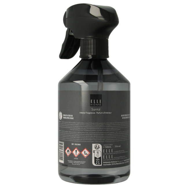 Elle Home Santal spray de interior 500 Mililitros