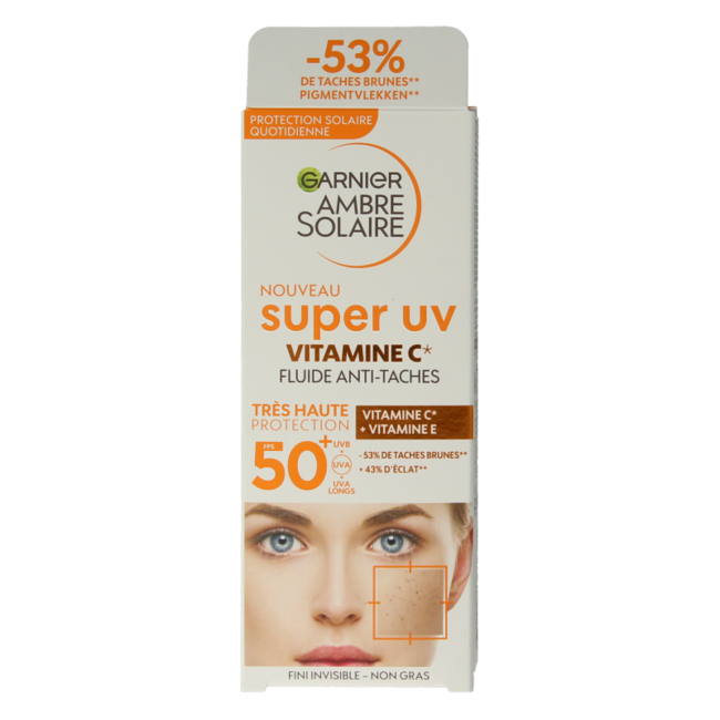 Ambre Solaire Fluide vitamine C super UV SPF50+ 40 ml