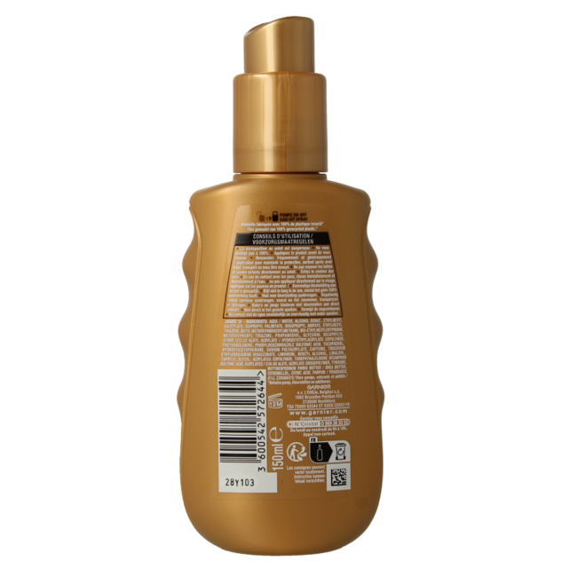 Ambre Solaire Melkspray ideal bronze SPF30 150 Milliliter