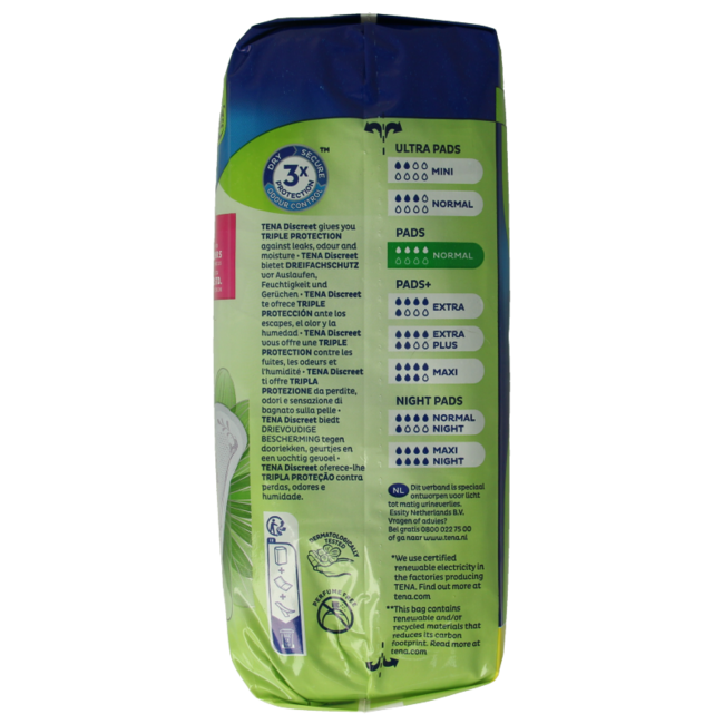 Tena Discreet Normal 15 Pezzi
