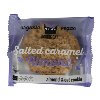 Kookie Cat Kookie Cat Caramello salato e mandorle bio 50 Grammi