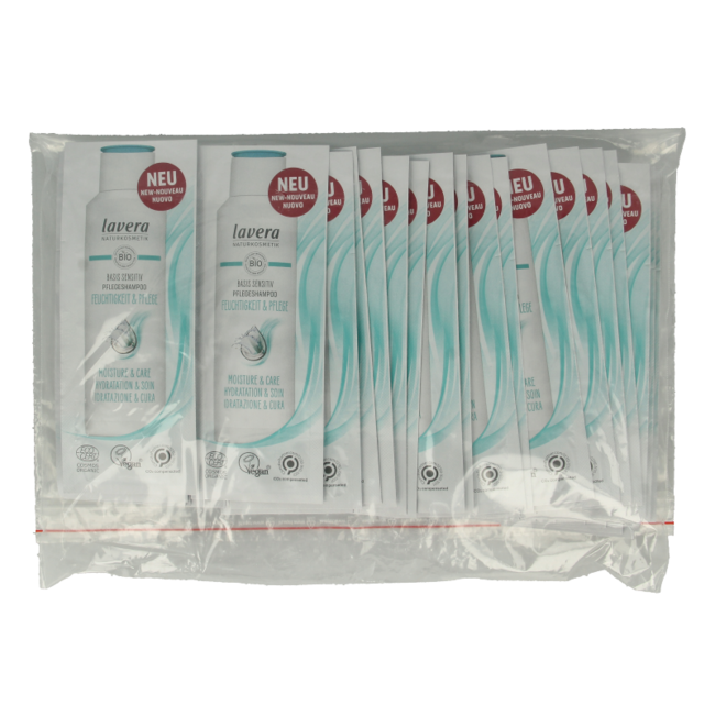 Lavera Basis Sensitiv Shampoo Feuchtigkeit & Pflege Probe 50 Stück