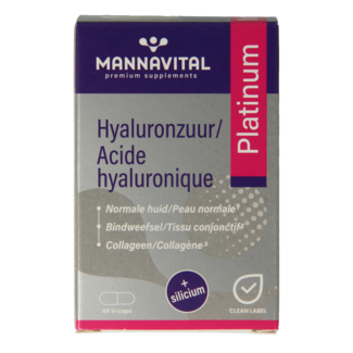 Mannavital Mannavital Kwas Hialuronowy Platinum 60 Kapsułek