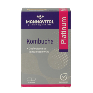 Mannavital Mannavital Kombucha Platinum 60 capsule vegetali