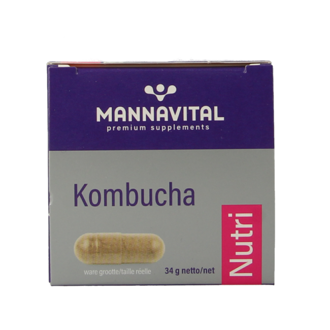 Mannavital Kombucha Platinum 60 Vegetarische Kapseln