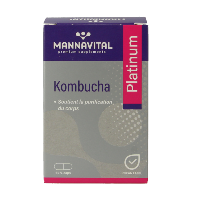 Mannavital Kombucha Platinum 60 Vegetarische Kapseln