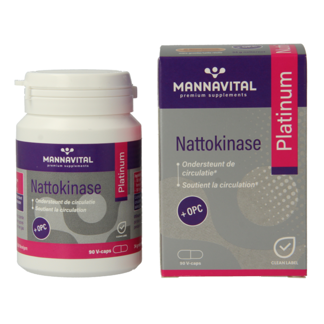 Nattokinase platinum 90 Vegetarische capsules
