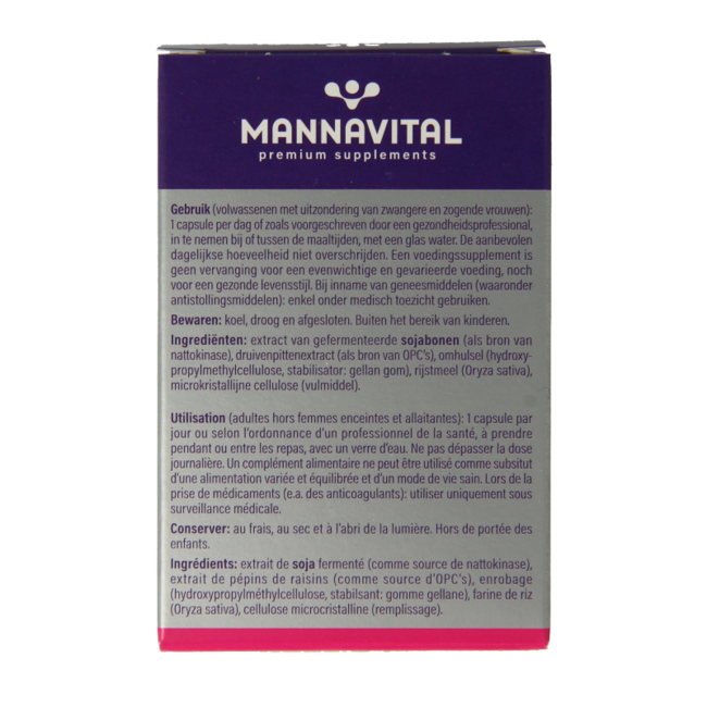 Nattokinase platinum 90 Cápsulas vegetarianas
