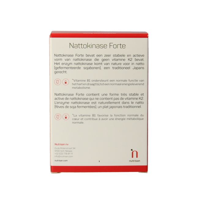 Nattokinase forte 100mg 120 Cápsulas
