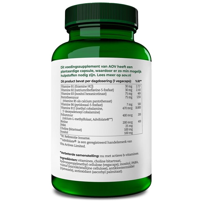 241 Vitamina B complex 120 cápsulas vegetarianas