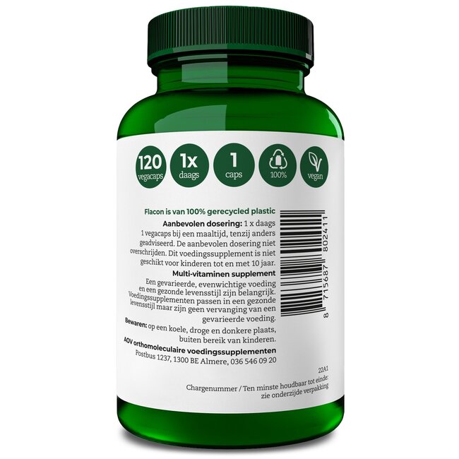 241 Vitamina B complex 120 cápsulas vegetarianas