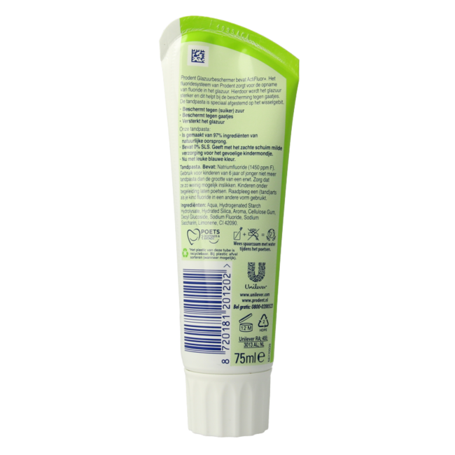 Dentífrico Prodent Protección del Esmalte 5-12 años 75 ml