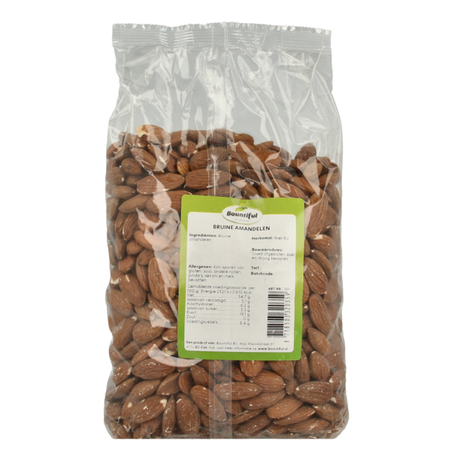 Bountiful Brown almonds 1000 Gram