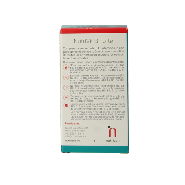 Nutrisan Nutrivit B forte 60 Cápsulas
