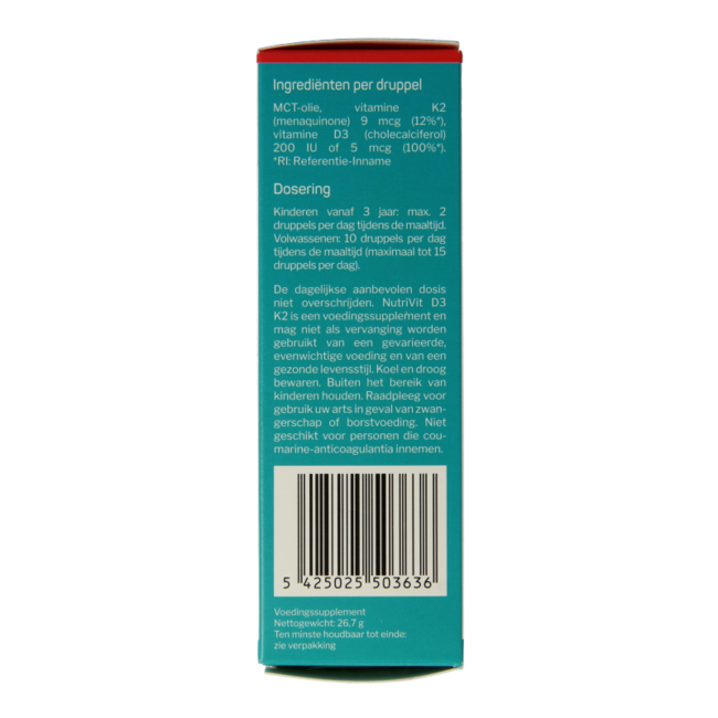 Nutrivit D3-K2 30 mililitros