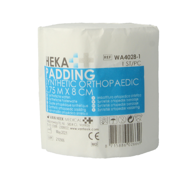 Heka Synthetic Cotton Wool Roll 2.75 x 8cm 5 Rolls