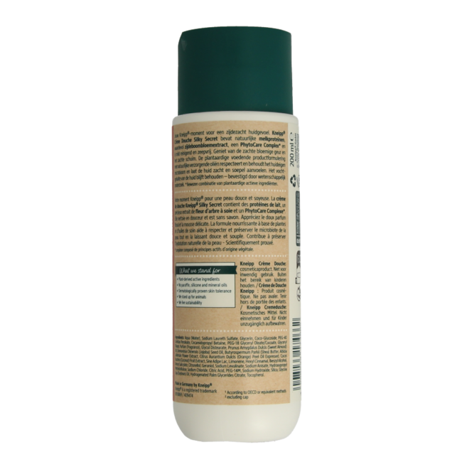 Kneipp Silky Secret shower cream 200 Millilitres