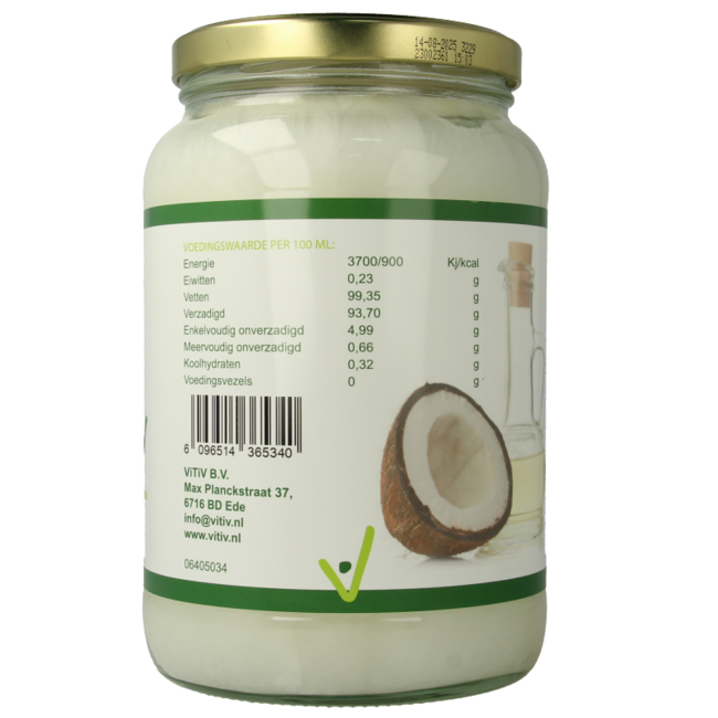 Aceite de coco virgen extra ecológico 1700 ml