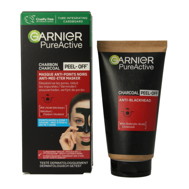 Garnier Pure Active Mascarilla Peel-Off Carbón 50 ml