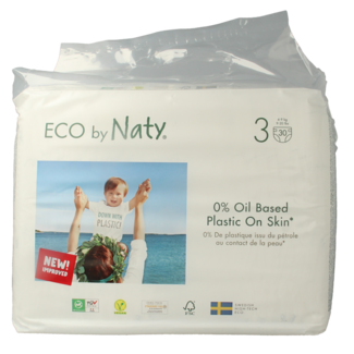 Naty Couches 3 midi 4-9 kg 30 pièces