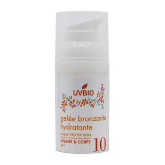 UVBIO Gel abbronzante idratante bio UVBIO SPF10 30 Millilitri