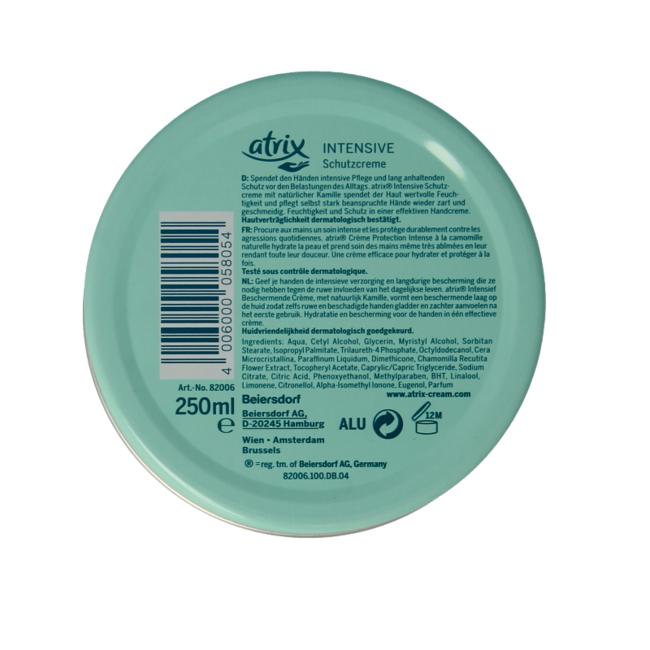 Protective cream tin 250 Millilitres