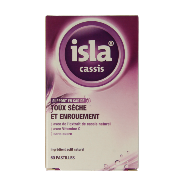 Cassis Halspastillen 60 Pastillen